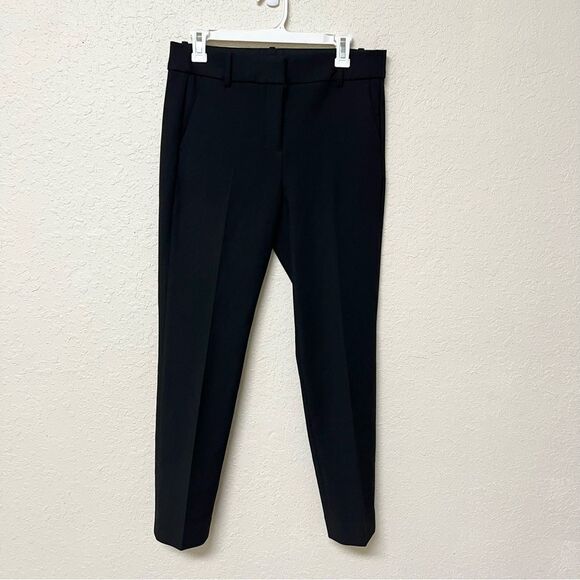 J. Crew Cameron Full Length Pant In Four Season Stretch Size 8 Black - Picture 1 of 7